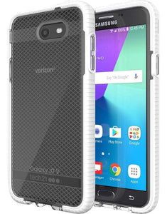 Tech21 White Clear EVO Check Case for Samsung Galaxy J7 Prime 2017 J7V Perx