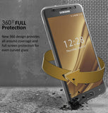 Clear Screen Guard Full Body TPU Wrap Case Cover for Samsung Galaxy J7 V (2018)