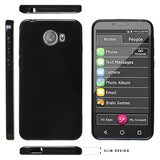 Black Flex Gel TPU Skin Case Cover for for GreatCall Jitterbug Smart2