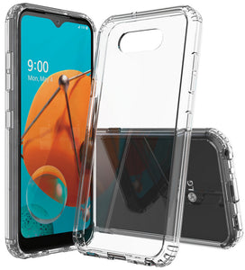 AquaFlex Transparent Anti-Shock Clear Case Cover for LG Fortune 3, Risio 4
