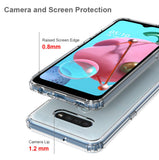 AquaFlex Transparent Anti-Shock Clear Case Slim Cover for LG K51, Reflect, Q51