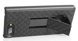 Black Slim Kickstand Case Hard Cover Stand for BlackBerry Key2, Key 2