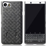 Black Kickstand Slim Case Hard Cover for BlackBerry KEYone