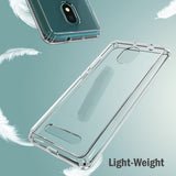 AquaFlex Transparent Anti-Shock Clear Case Slim Cover for Metro FOXXD MIRO L590A