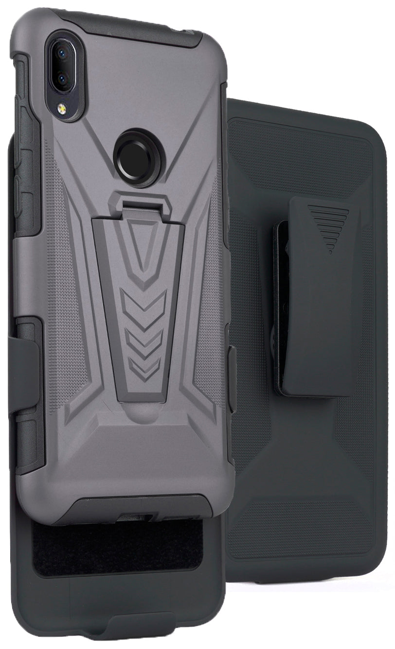 Rugged Case Stand and Belt Clip Holster for Lively Jitterbug Smart