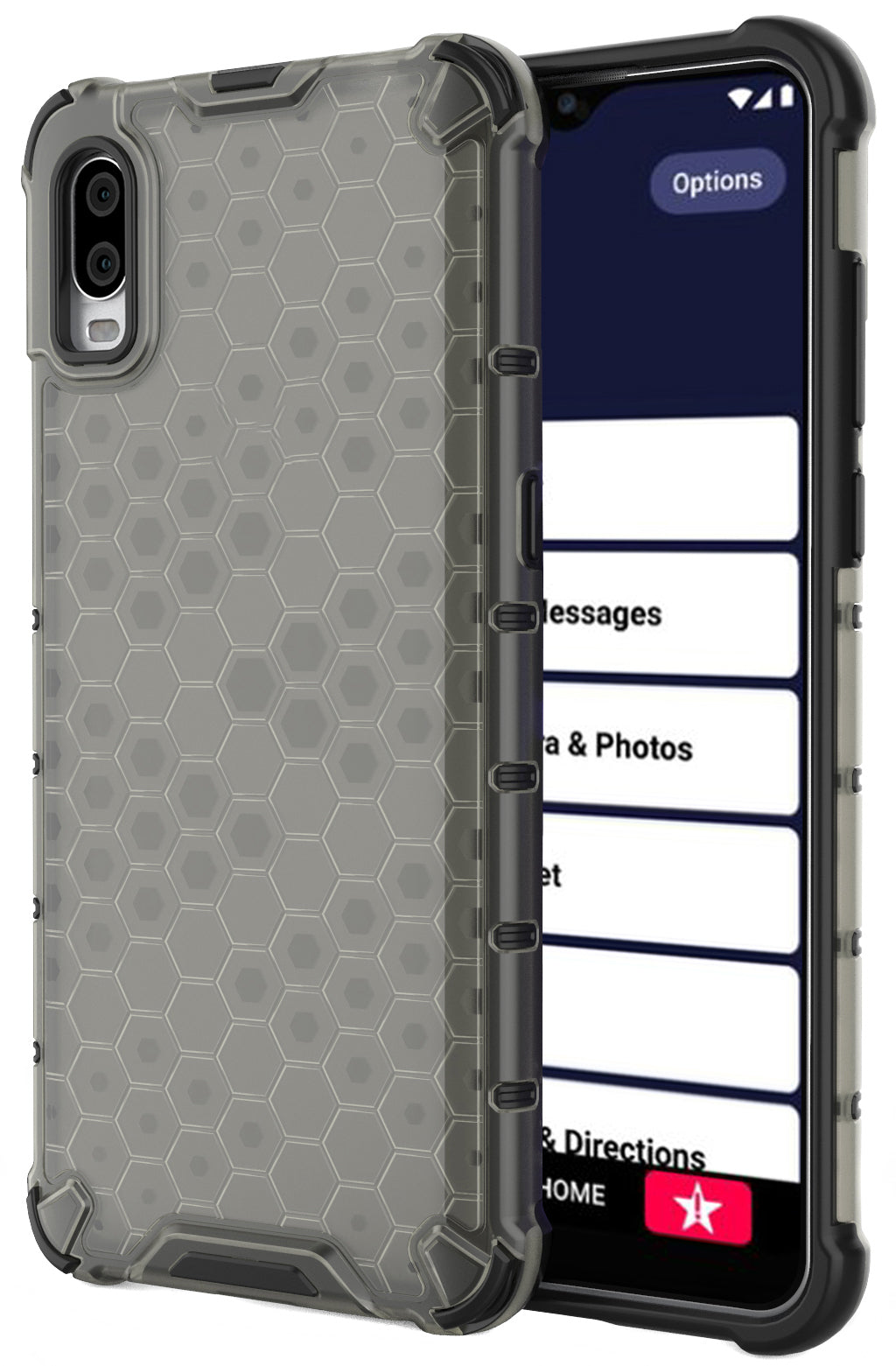 Honeycomb Hybrid Case Anti-Shock Cover for Lively Jitterbug Smart