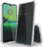 AquaFlex Transparent Anti-Shock Clear Case Slim Cover for Motorola Moto G8 Play