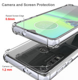 AquaFlex Transparent Anti-Shock Clear Case Slim Cover for Motorola Moto G8 Play