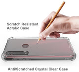 AquaFlex Transparent Anti-Shock Clear Case Slim Cover for Motorola Moto G8 Plus