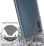AquaFlex Transparent Anti-Shock Clear Case Slim Cover for Motorola Moto G8 Power