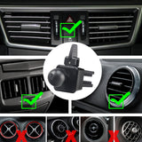 Car AC Air Vent Mount Padded Phone Holder Universal for iPhone Smartphone Galaxy