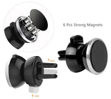 Black Rugged Case Stand Belt Clip Magnetic Car Mount for iPhone SE 2022/2020