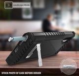 Rugged Tri-Shield Case + Belt Clip for Galaxy Note 10 Plus - Designer Series