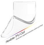 Transparent Clear Flex Gel TPU Skin Case Slim Cover for Galaxy Note 20 Ultra