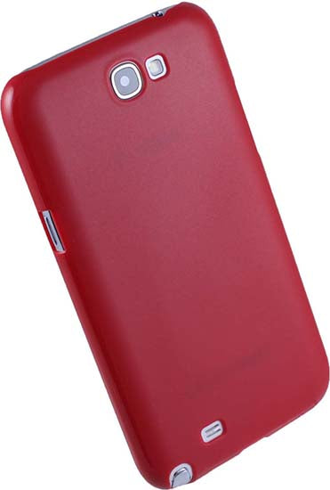 ULTRA SLIM RED PROTEX HARD SHELL CASE COVER FOR SAMSUNG GALAXY NOTE 2 II