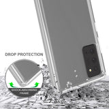 AquaFlex Transparent Anti-Shock Clear Case Slim Cover for Samsung Galaxy Note 20