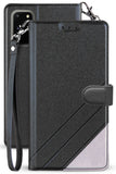 Wallet Case Credit Card Slot Cover Stand Wrist Strap for Samsung Galaxy Note 20
