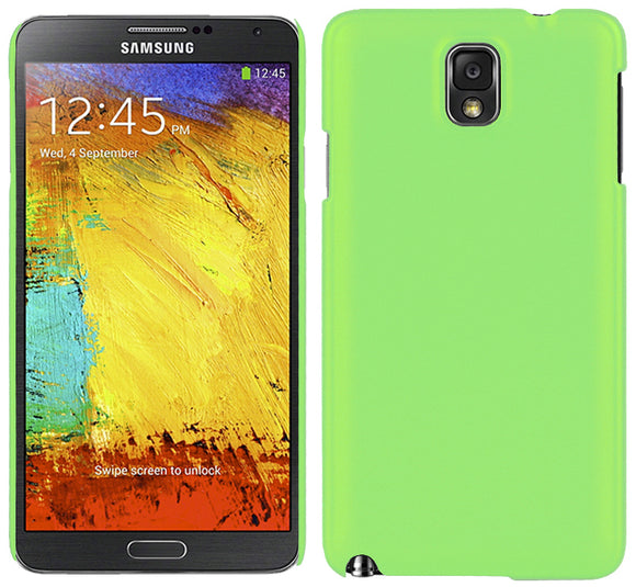 LIME GREEN ULTRA-SLIM PROTEX HARD CASE REAR BACK COVER FOR SAMSUNG GALAXY NOTE 3