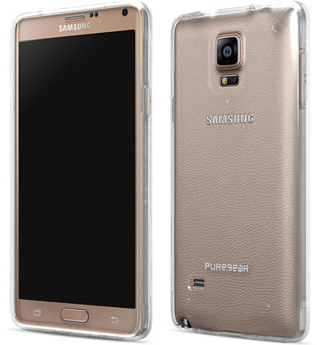 PUREGEAR SLIM SHELL CLEAR CASE HARD COVER FOR SAMSUNG GALAXY NOTE 4