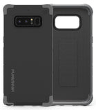 PureGear Matte Black Dualtek Case + Tech21 Screen Protector for Galaxy Note 8
