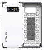 PureGear White Dualtek Case Belt Clip Tech21 Screen Protector for Galaxy Note 8
