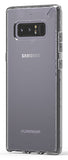 PureGear Clear Slim Shell Case Cover + Tech21 Screen Protector for Galaxy Note 8