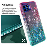 Liquid Sand Glitter Waterfall Case Cover for Motorola Moto One 5G UW Phone