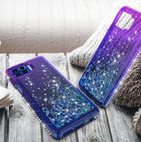 Liquid Sand Glitter Waterfall Case Cover for Motorola Moto One 5G UW Phone