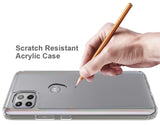 AquaFlex Transparent Anti-Shock Clear Case Slim Cover for Motorola One 5G ACE