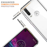 AquaFlex Transparent Anti-Shock Clear Case Slim Cover for Motorola One Action
