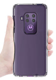 AquaFlex Transparent Anti-Shock Clear Case Slim Cover for Motorola One Zoom