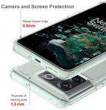 AquaFlex Transparent Anti-Shock Clear Case Phone Cover for OnePlus 10T (PGP110)