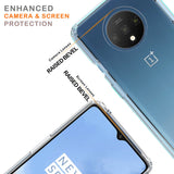 AquaFlex Transparent TPU Anti-Shock Clear Case Slim Cover for OnePlus 7T
