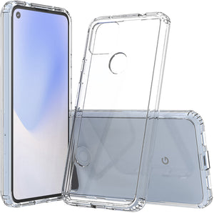 AquaFlex Transparent Anti-Shock Clear Case Slim Cover for Google Pixel 4a 5G
