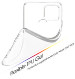Transparent Clear Flex Gel TPU Skin Case Slim Cover for Google Pixel 5