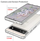 AquaFlex Transparent Anti-Shock Clear Case Slim Cover for Google Pixel 6A (2022)