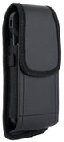 Black Vegan Leather Case Pouch Belt Loop Clip for Samsung Galaxy Z Fold 5 4 3 5G