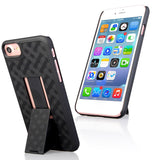 Armband and Slim Kickstand Case Combo for Apple iPhone SE 2022 2020 - Black
