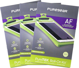 3x PureGear PureTek Screen Protector Kit for Apple iPad Pro 9.7 (2017, 2018)