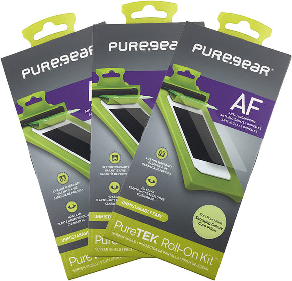 3x PureGear PureTek Screen Protector Kit for Samsung Galaxy Core Prime G360