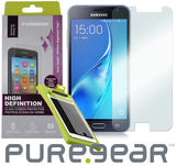 3x PureGear Tempered Glass Screen Protector + Tray for Samsung Galaxy Amp Prime