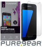 3x PureGear Tempered Glass Screen Protector + Install Tray for Samsung Galaxy S7