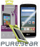 3x PureGear Tempered Glass Screen Protector for LG Zone 3, K4, Spree, Rebel
