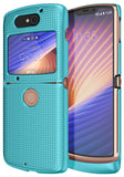 Grid Texture Case Slim Hard Shell Cover for Motorola RAZR 5G Flip Phone (2020)