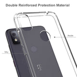 AquaFlex Transparent Anti-Shock Clear Case Slim Cover for T-Mobile Revvl 4