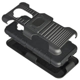 Black Rugged Case Stand Belt Clip Magnetic Car Mount for Alcatel 7, REVVL 2 PLUS