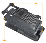 Black Rugged Case + Belt Clip Holster + Magnet Car Mount for Huawei Mate 20 Pro