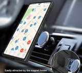 Black Rugged Case Belt Clip and Magnetic Car Mount for Samsung Galaxy Note 20