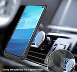 Black Rugged Case + Belt Clip Holster + Magnet Car Mount for Samsung Galaxy S10
