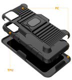 Black Rugged Case with Belt Clip and Magnetic Car Mount for Samsung Galaxy S20